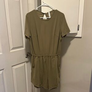 Olive Green lululemon  Short Sleeve Romper